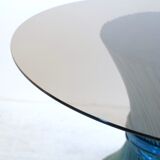Table bamboo Mc Guire blue lazure