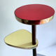 Table Desserte ètagère door vintage plant, 50s, blue gray Yellow Red