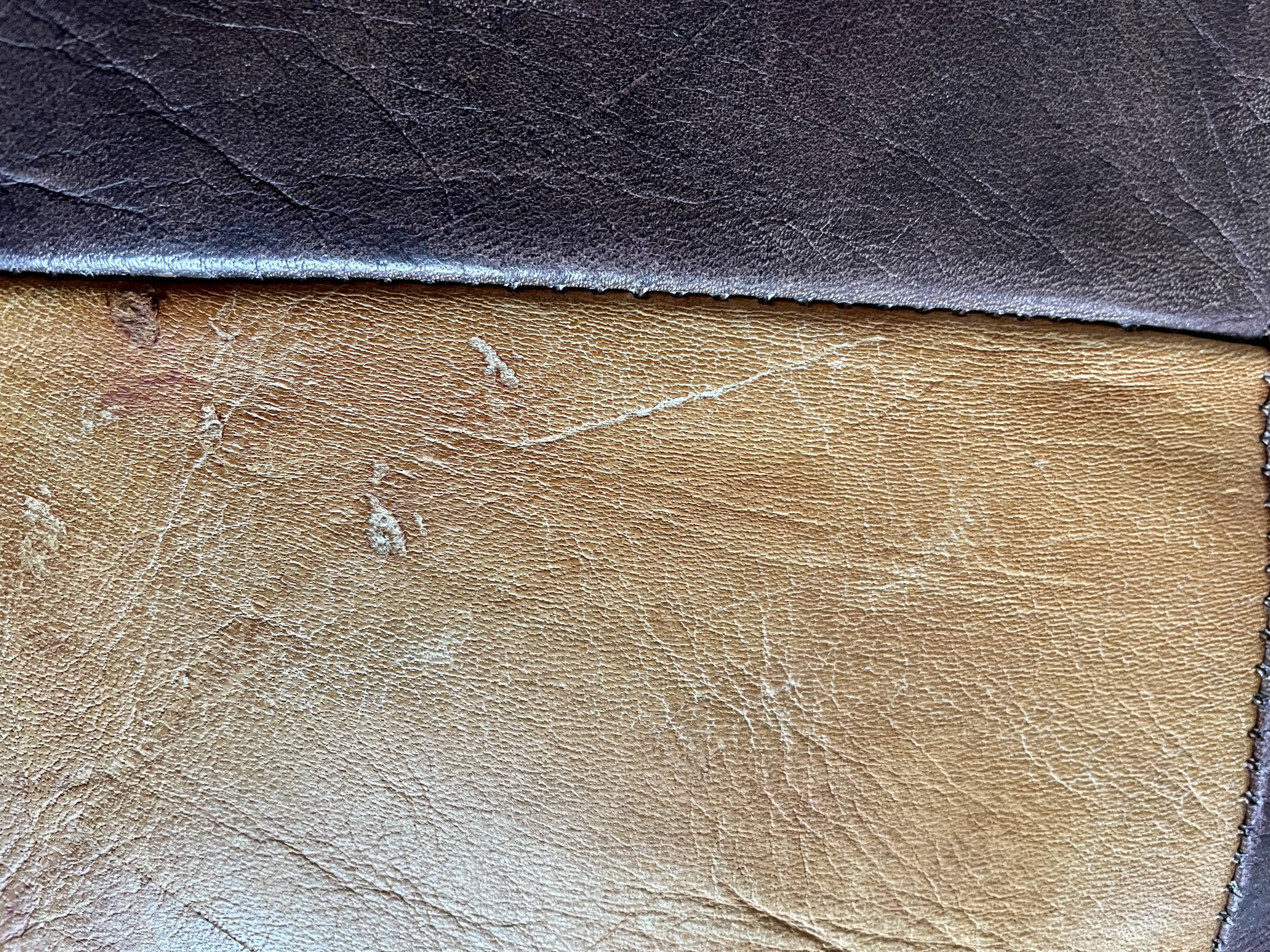 Leather cushion 1960/1970