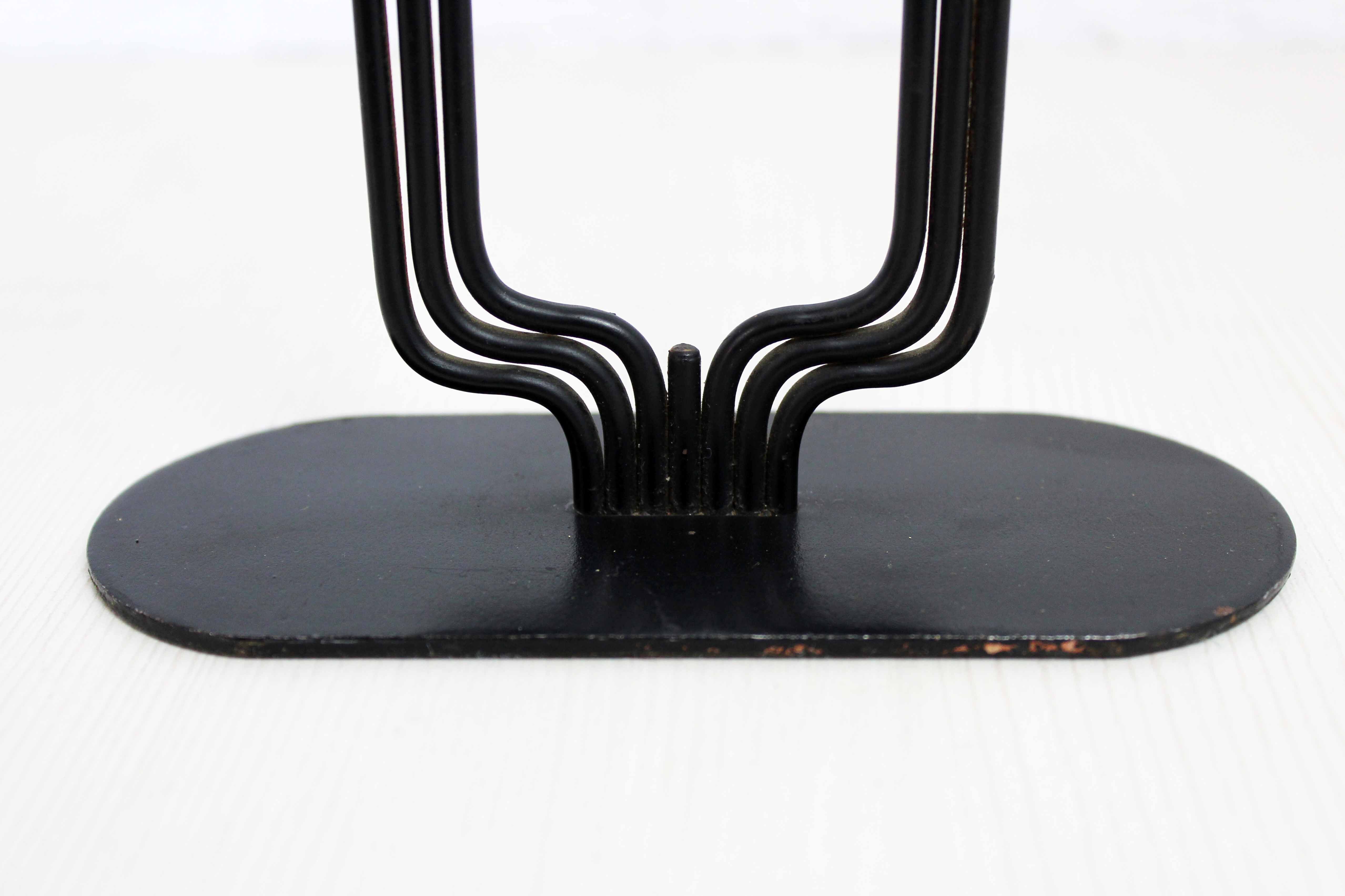 Scandinavian candle holder ystad metal 1960