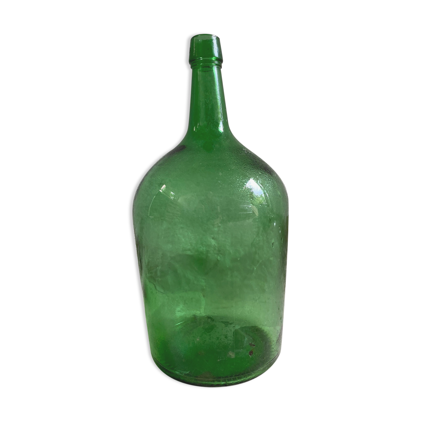 Demijohn vintage green bottle 5L