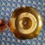 Mother-of-pearl brass candlesticks