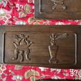 Ensemble de panneaux décoratifs anciens- meubles de voyage Asie