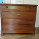 Rare - Pretty old chest of drawers with 4 drawers and 3 locks - In walnut - 1930