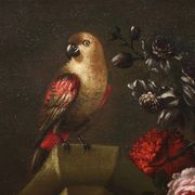 Old painting still life in oil on canvas Italy 17th-18th century