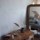 Old-spirited coffee table farm table