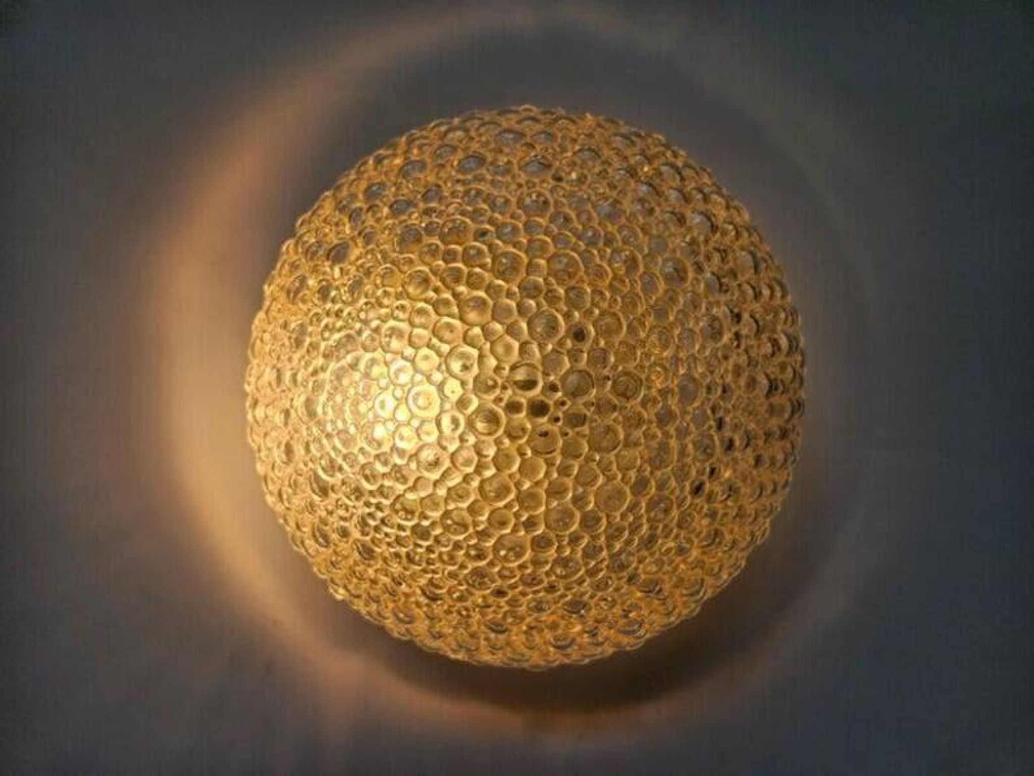 Rare plafonnier à bulles Limburg, Allemagne, années 1970