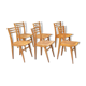 Set of 6 bistro chairs