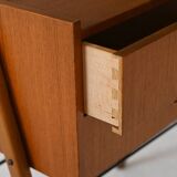 Scandinavian teak bedside table