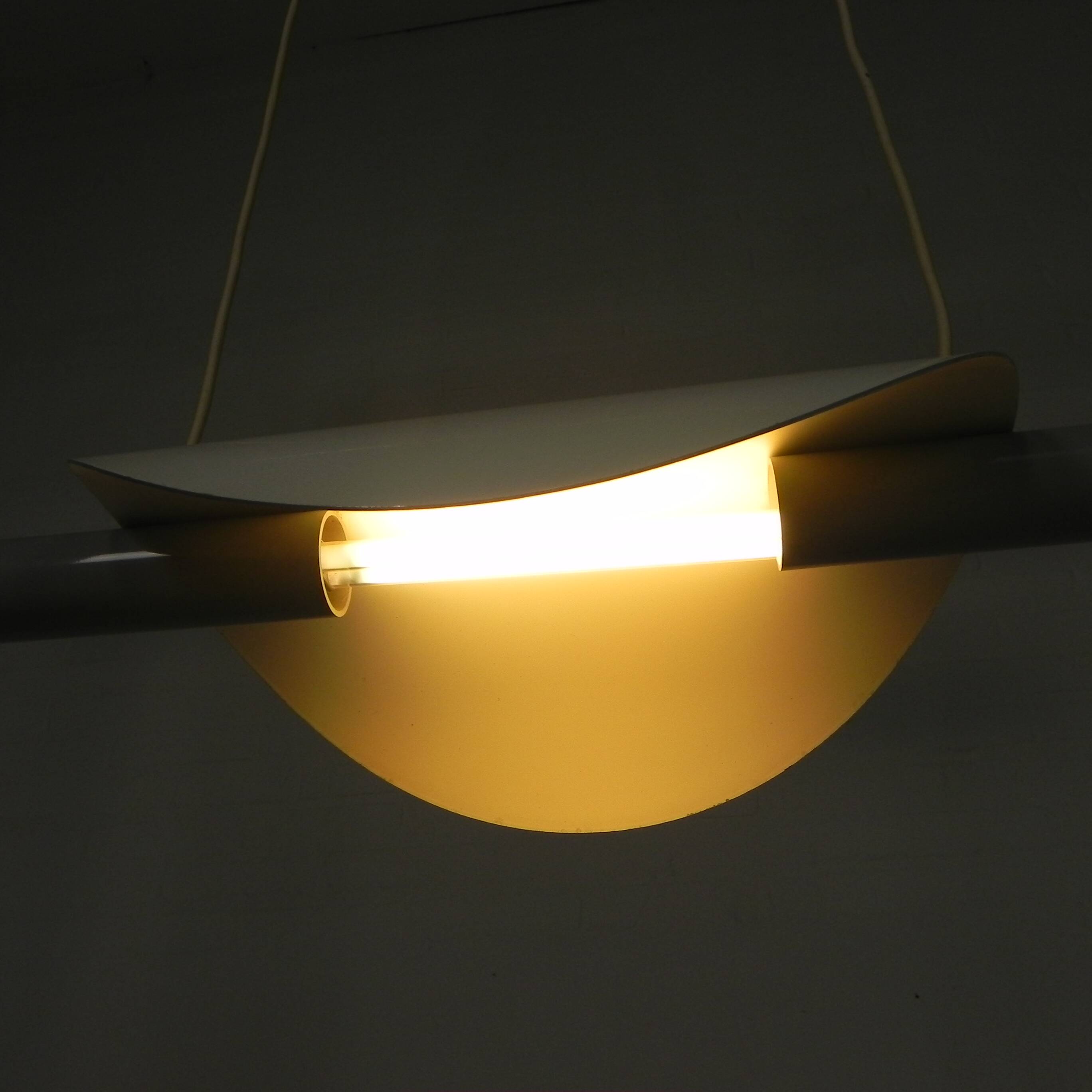 Rare Dijkstra pendant lamp with two wires, 1960s