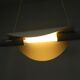 Rare Dijkstra pendant lamp with two wires, 1960s