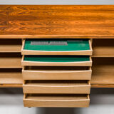 Large Rosewood Sideboard by Henning Kjaernulf for Bruno Hansen, 1950s