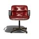 Charles Pollock Executive Chair for Knoll, burgundy leather