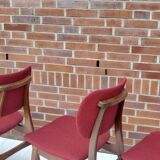 Lot of 4 middle century chairs