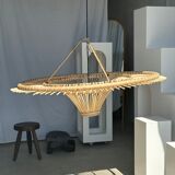 Suspension rattan saucer iron frame D:120 H:60