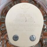 Vintage German glass table lamp by Peill & Putzler.