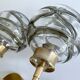 Paire de appliques en verre de Murano vintage