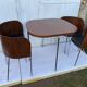Fusion model table and 4 chairs set by Sandra Kragnert for Ikea Swedish 1970s