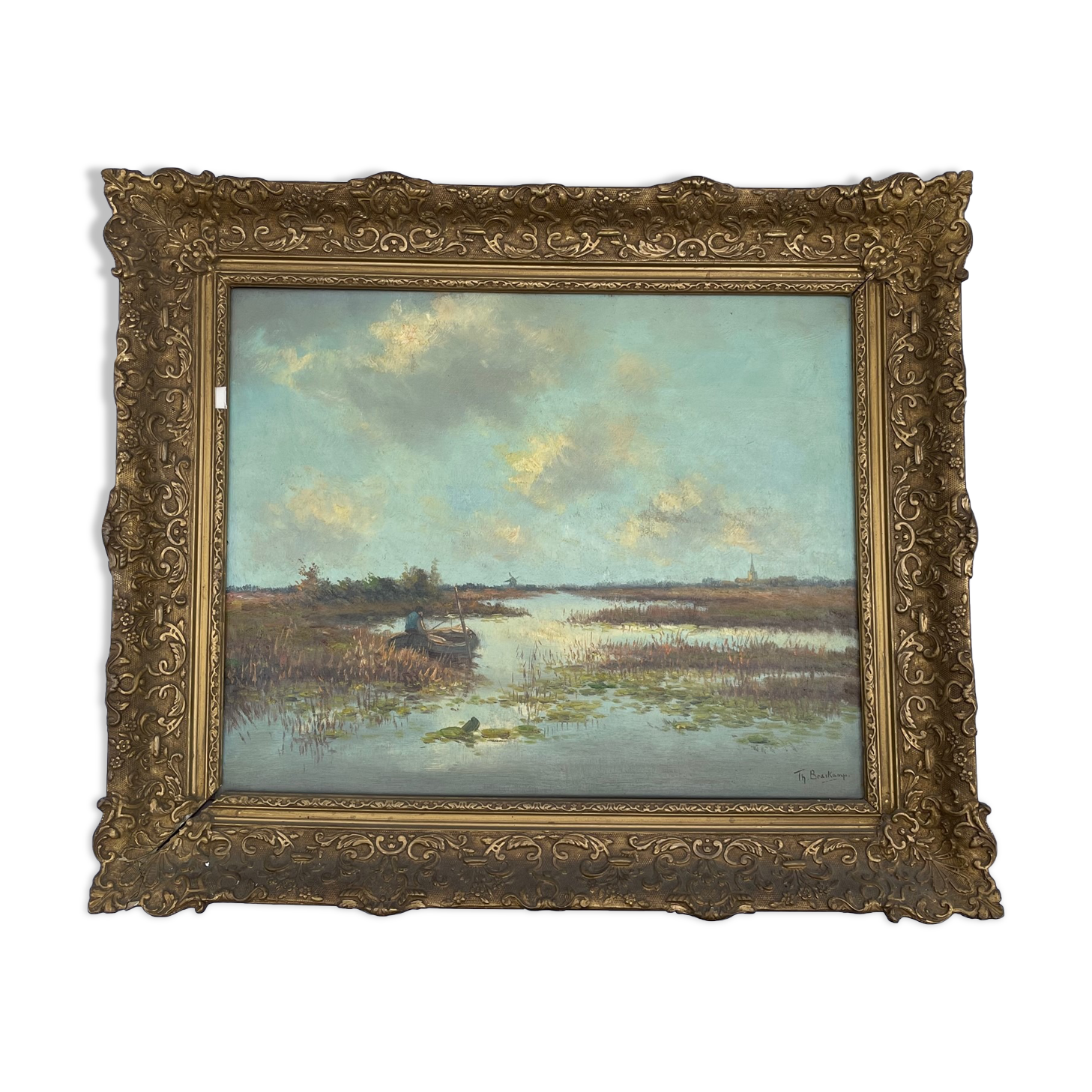 Oil on canvas Braskamps Th