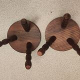 Tabourets en bois