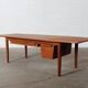 Coffeetable sewing table by Arne Wahl Iversen Danish design teak
