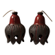 Berth Norrman, Pair of ceramic pendant lamps, Sweden, c. 1970