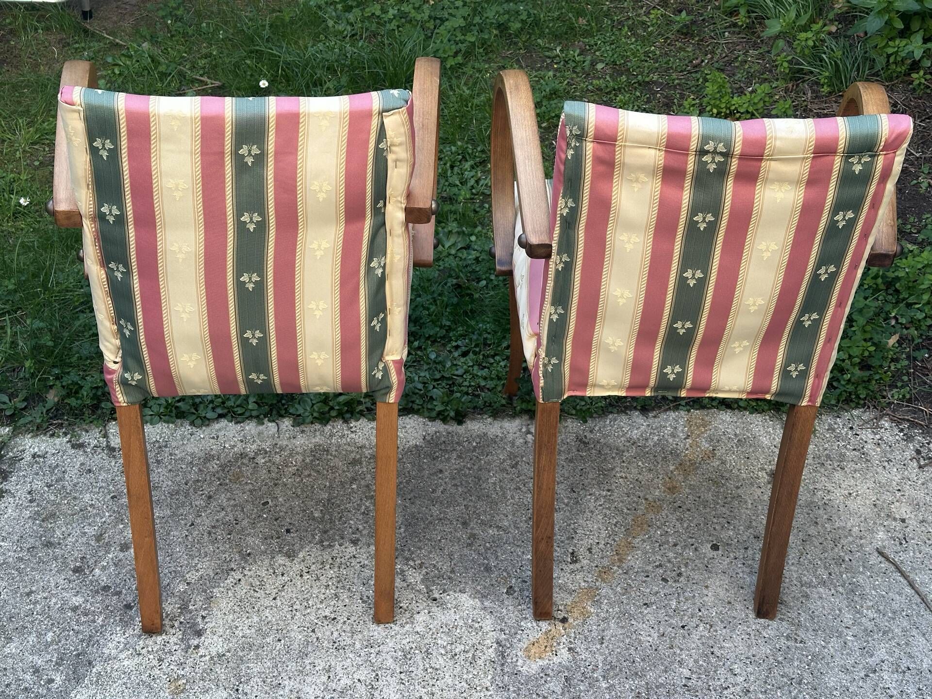 Pair of bridge armchairs from the 1950s – Bent wood