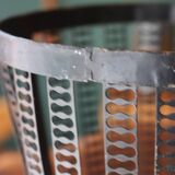 Perforated metal basket – sirm, france, 1950s