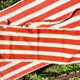Vintage portable and removable deckchair