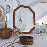 Vintage octagon mirror