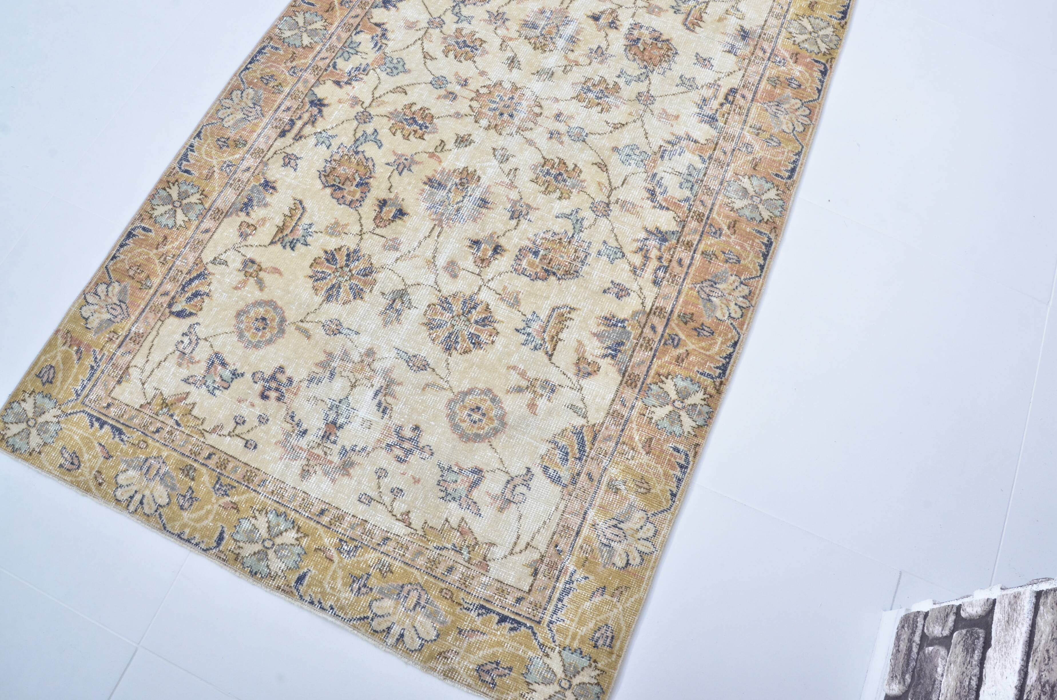 Flower Design Oushak Area Carpet sku 3347