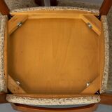Set of 4 Teak and Wool Dining Chairs by Swegards, Sweden, 1960s