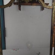 Antique Brass Fire Screen, Louis XV Style, L 83 cm / H 55 cm