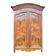 Large gendarme hat cabinet in walnut from the louis period