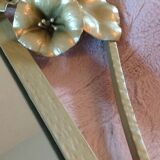 Big gold art deco mirror 69x85cm