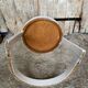 Old Baumann chair model Halfa white wood vintage 70s
