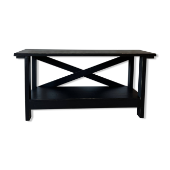 Black console table