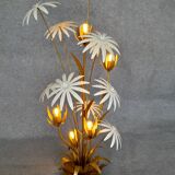 Vintage floral floor lamp hans kogl