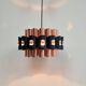 Lampe suspendue en cuivre avec nacre par Werner Schou