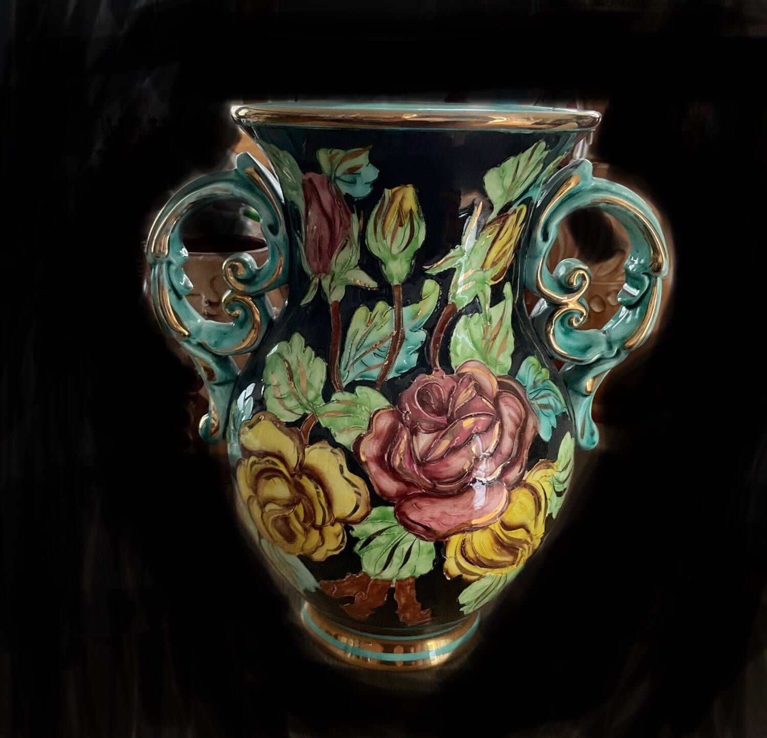 Two ceramic vases from Monaco 1950s