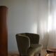 Danish club chair from the mid-20th century, curved, Viggo Boesen style, 1940s.