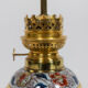 Pair of Imari porcelain and bronze lamps, circa 1880