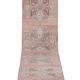 Vintage Turkish hallway rug 100x718 cm