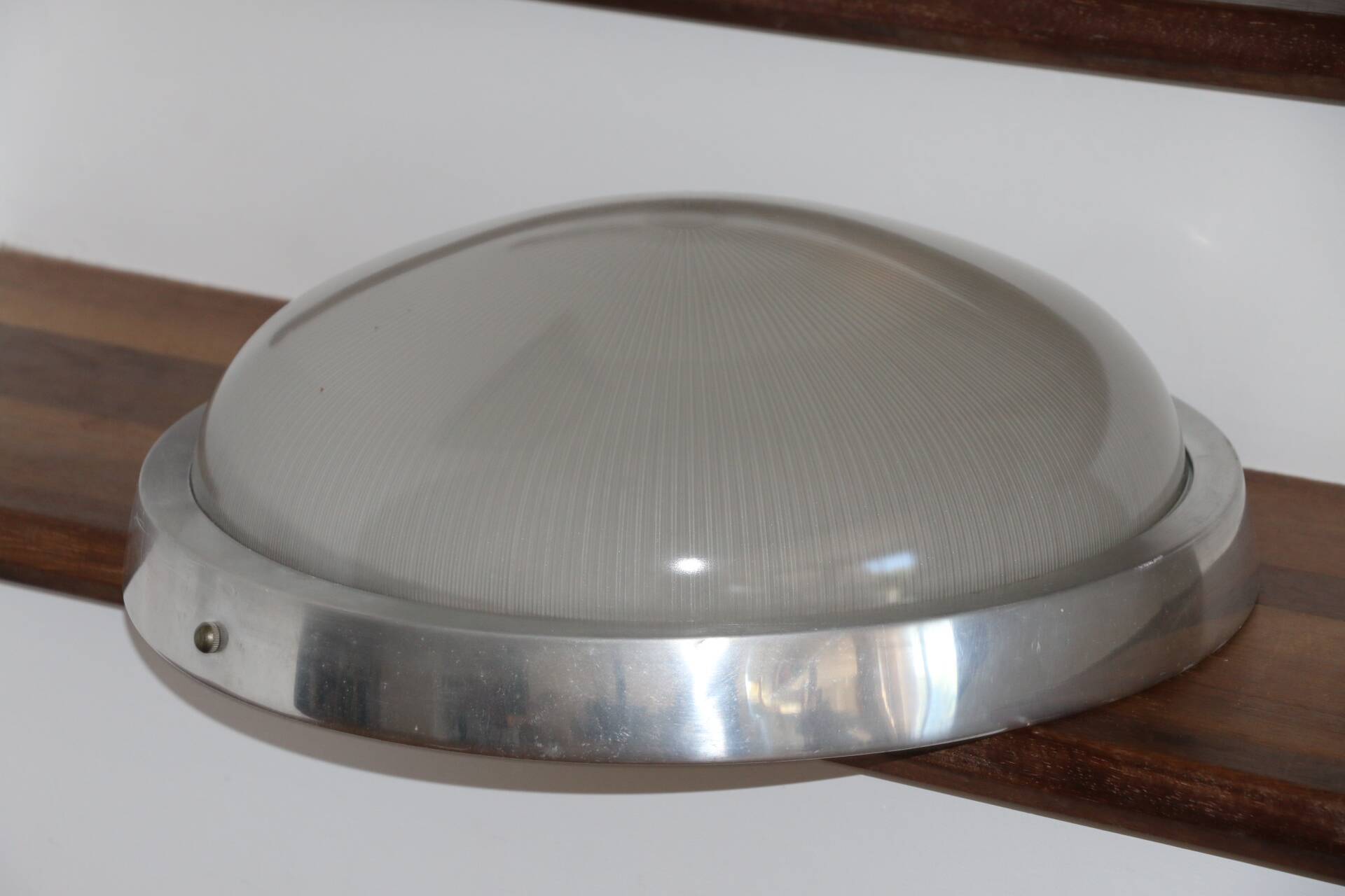 Applique, plafonnier en verre holophane XXL