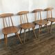 Series of 4 chairs