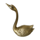 Vintage brass swan