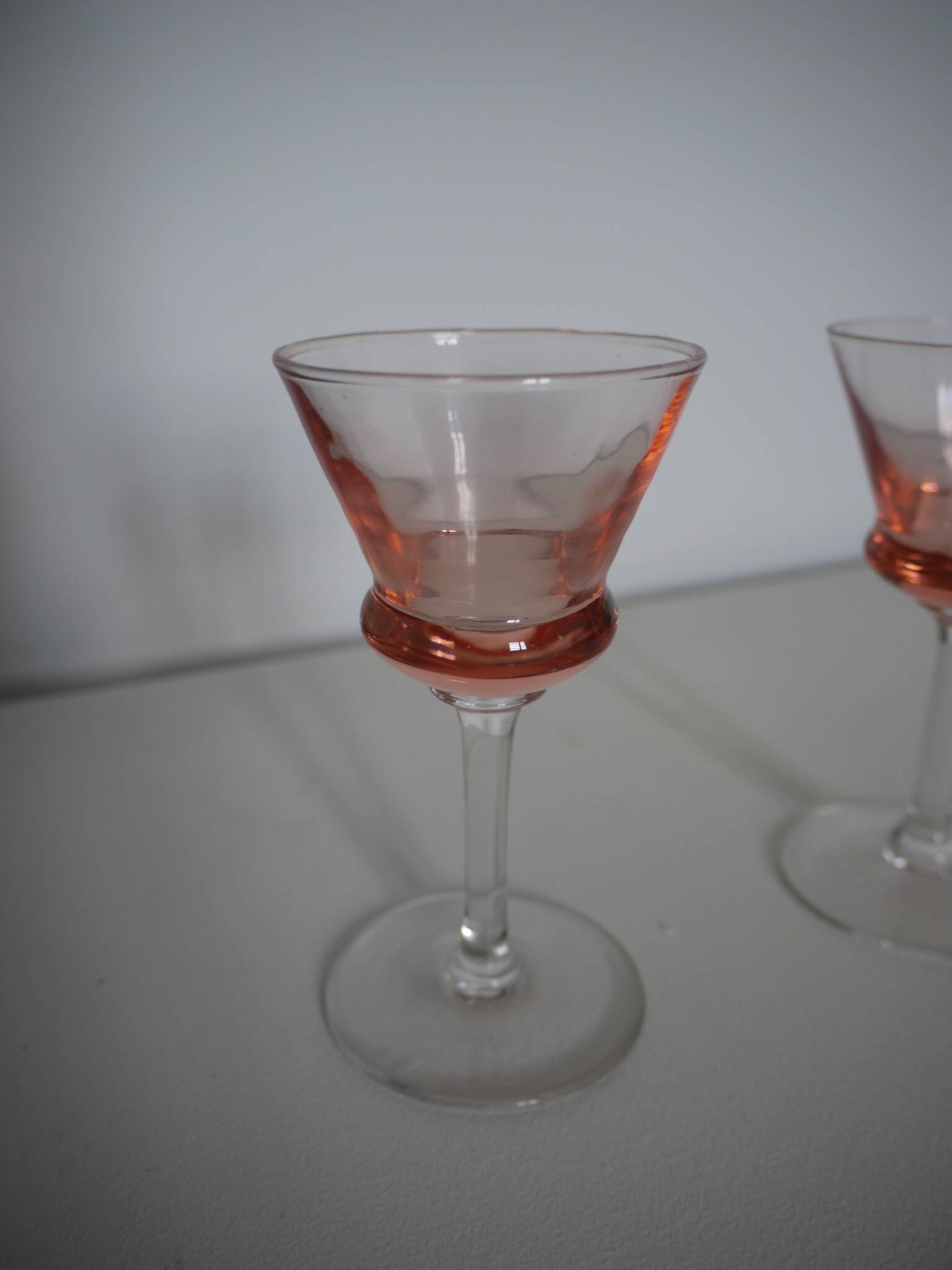 Lot de 2 verres à liqueur