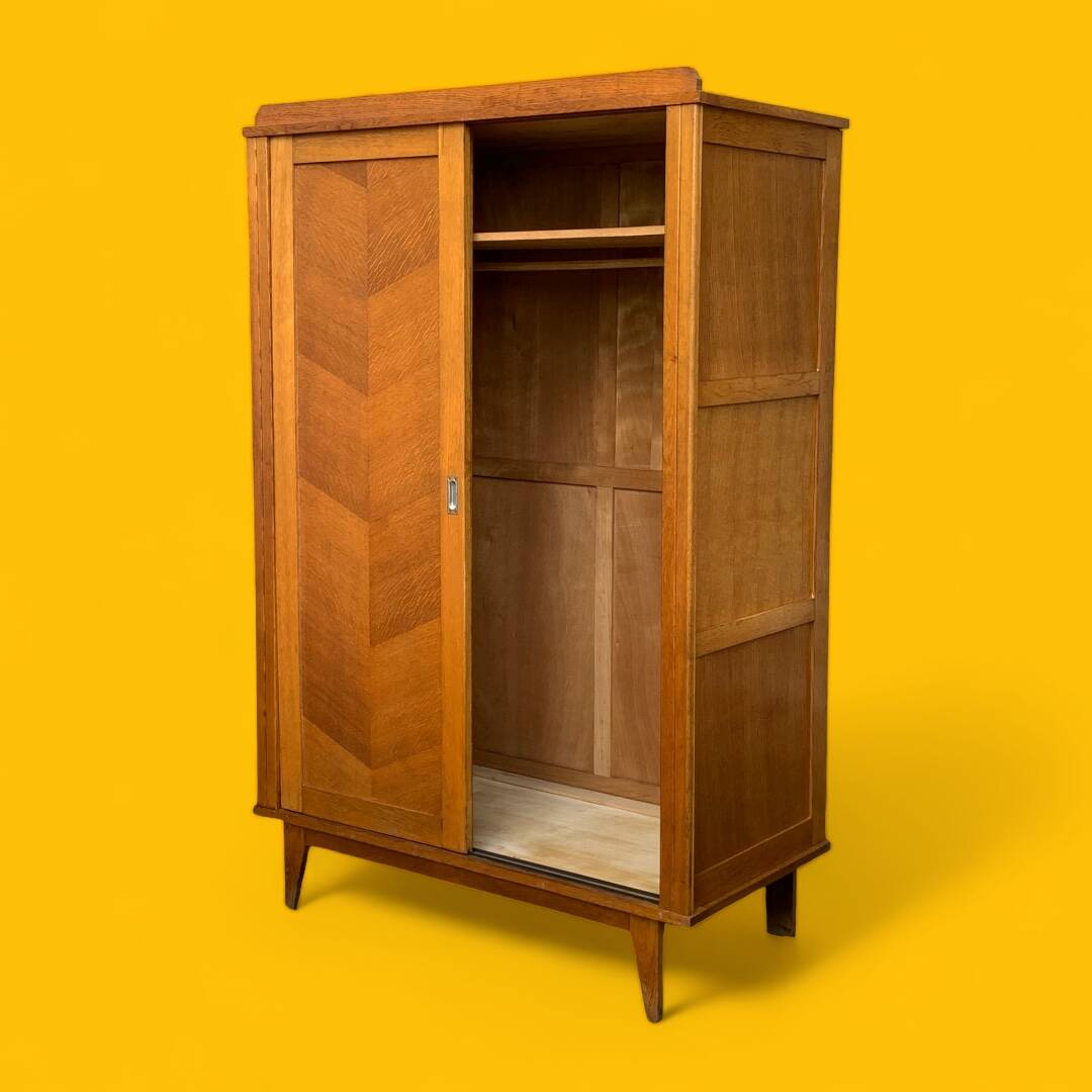 Vintage wardrobe compass feet wardrobe 1950