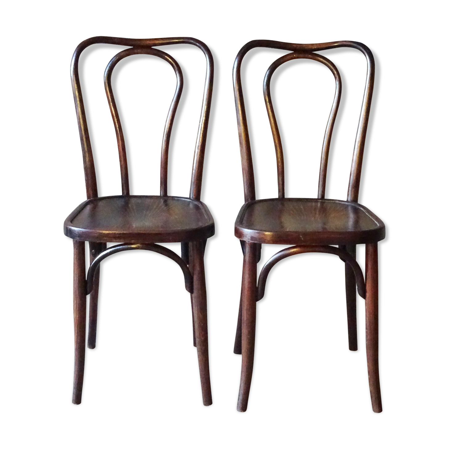 Horgen  Glarus  bistro chair seat wood Switzerland 1920