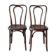 Horgen  Glarus  bistro chair seat wood Switzerland 1920